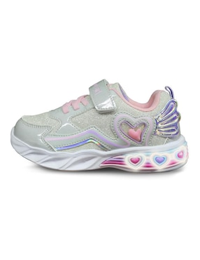 Tenis luz led Tropicana para niña