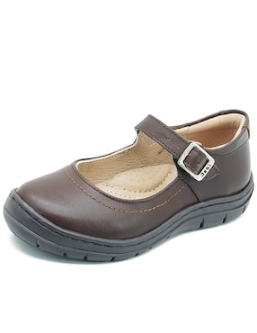 Zapato Dogi Back to School de piel bovino para niña