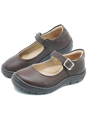 Zapato Dogi Back to School de piel bovino para niña