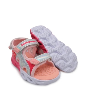 Sandalia Bubble Gummers Funny Lights Collection para niña