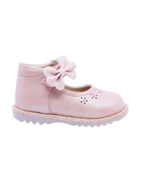 Zapato Coqueta Y Audaz de piel para niña