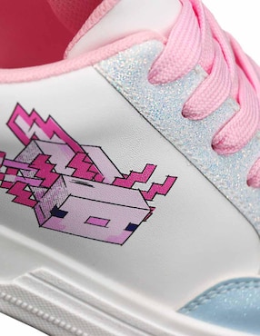 Tenis Minecraft para niña
