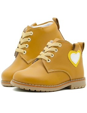 Bota de piel Andanenes para niña