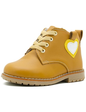 Bota de piel Andanenes para niña