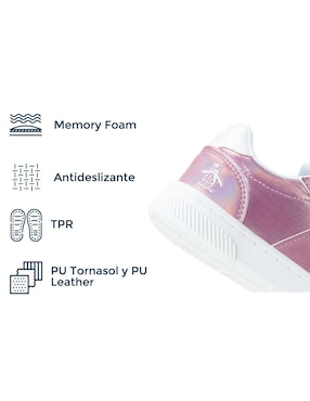 Tenis Original Penguin para niña Style Dona Rosa