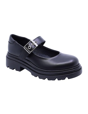 Zapato Coqueta de piel para niña