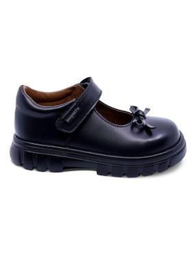 Zapato Coqueta de piel para niña