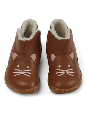 Bota de piel Camper para niña