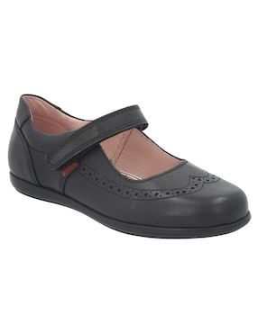 Zapato Mary Jane Elefante Tulia de piel para niña