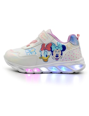Tenis luz led Tropicana Licencia para niña Minnie & Daisy
