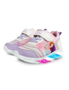 Tenis luz led Tropicana Licencia para niña Frozen