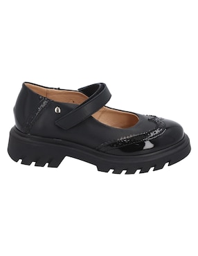 Zapato Mary Jane Elefante de piel para niña