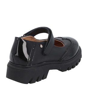 Zapato Mary Jane Elefante de piel para niña