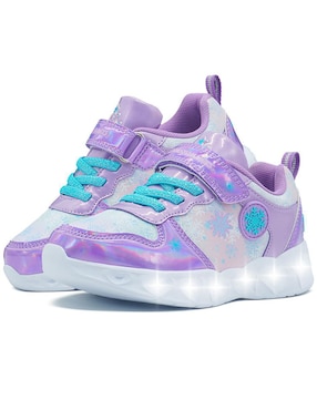 Tenis con luz Bubble Gummers para niña Chic Frozen