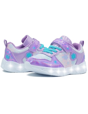Tenis con luz Bubble Gummers para niña Chic Frozen