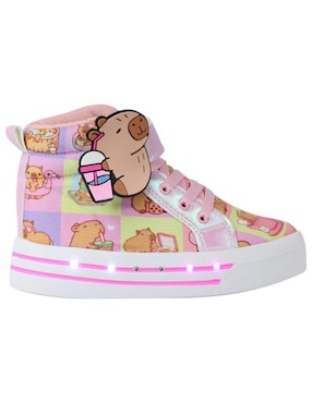 Tenis luz led Kuali Shoes para niña