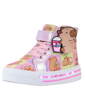 Tenis luz led Kuali Shoes para niña