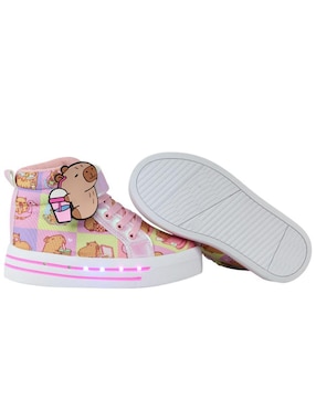 Tenis luz led Kuali Shoes para niña