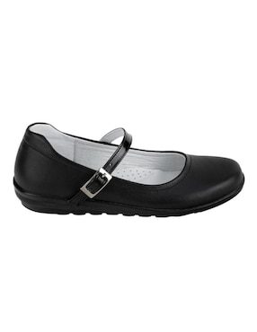 Zapato Rokino Back to School de piel para niña