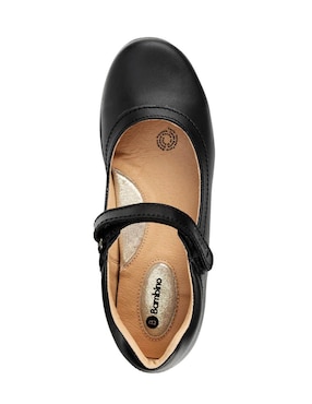 Zapato Bambino Back to School de piel para niña