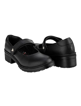 Zapato Bambino Back to School de piel para niña