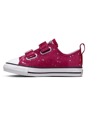 Tenis Converse para niña bebé Varsity Glitter