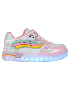 Tenis luz led Kuali Shoes para niña