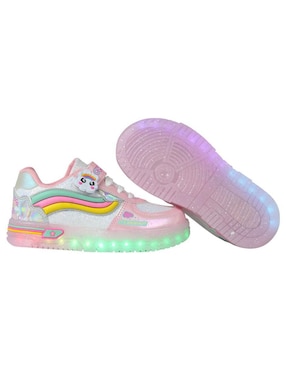 Tenis luz led Kuali Shoes para niña
