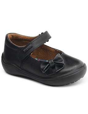 Zapato Coqueta Trendy de piel para niña