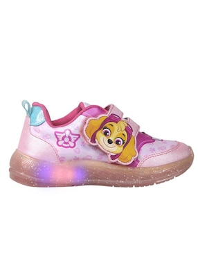Tenis luz led Kuali Shoes para niña Paw Patrol