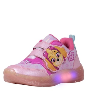Tenis luz led Kuali Shoes para niña Paw Patrol