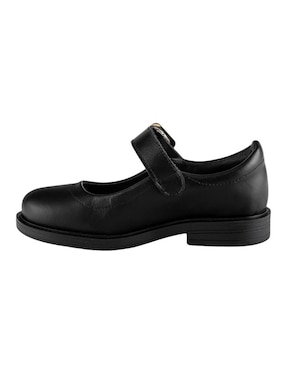 Zapato Chabelo Back To School de piel para niña