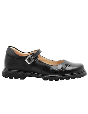 Zapato Yuyin Back To School de piel para niña
