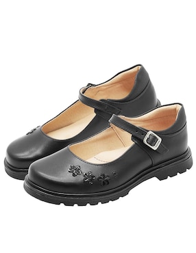 Zapato Yuyin Back To School de piel para niña