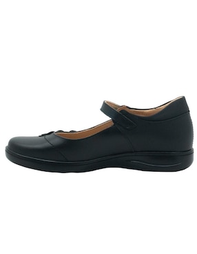 Zapato Yuyin Back To School de piel para niña