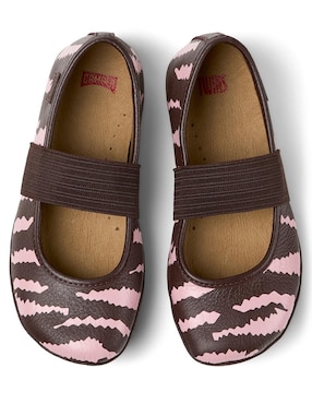 Balerina de piel Camper tws para niña