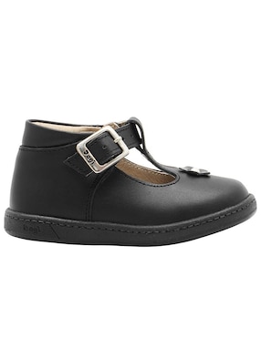 Zapato Dogi Back To School de piel para niña
