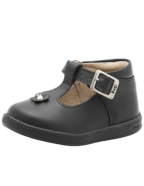 Zapato Dogi Back To School de piel para niña