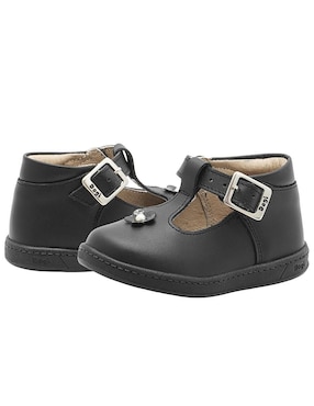 Zapato Dogi Back To School de piel para niña