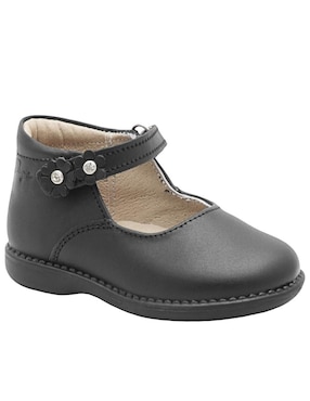 Zapato Dogi Back To School de piel para niña