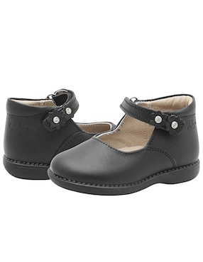 Zapato Dogi Back To School de piel para niña