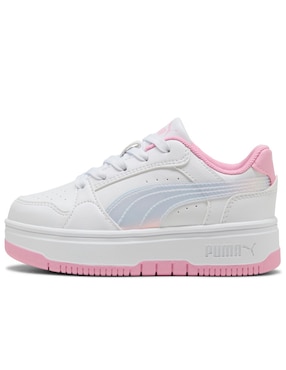 Tenis Puma para niña Rebound Femme Holo 20 Ps