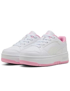 Tenis Puma para niña Rebound Femme Holo 20 Ps