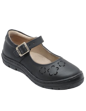 Zapato Dogi Back To School de piel para niña