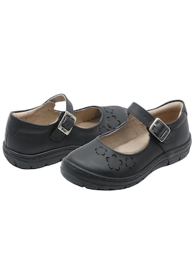 Zapato Dogi Back To School de piel para niña