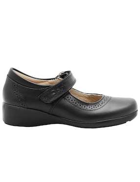 Zapato Dogi Back To School de piel para niña