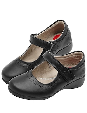 Zapato Dogi Back To School de piel para niña