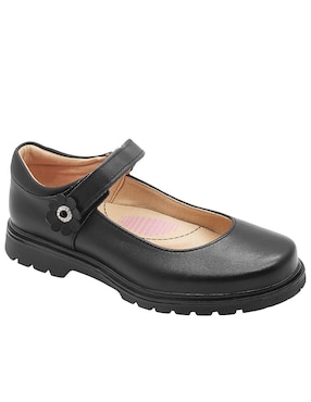 Zapato Yuyin Back To School de piel para niña