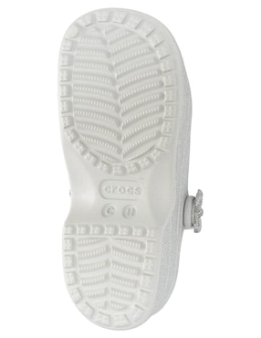 Sandalia Crocs Classic Mary Jane Bow Glitter para niña