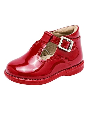 Zapato Dogi de piel para niña